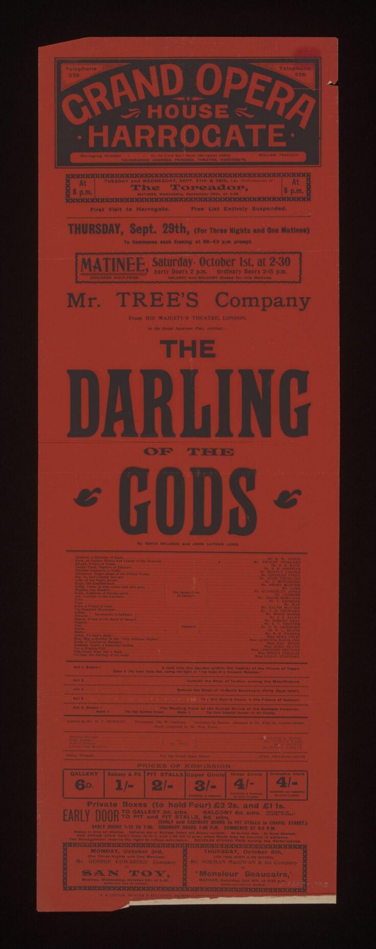 The Darling of the Gods poster top image