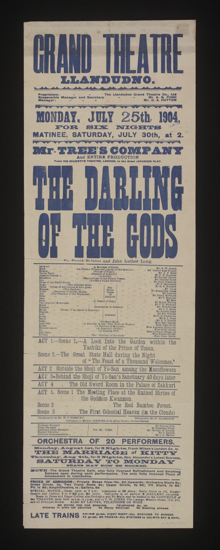 The Darling of the Gods poster top image