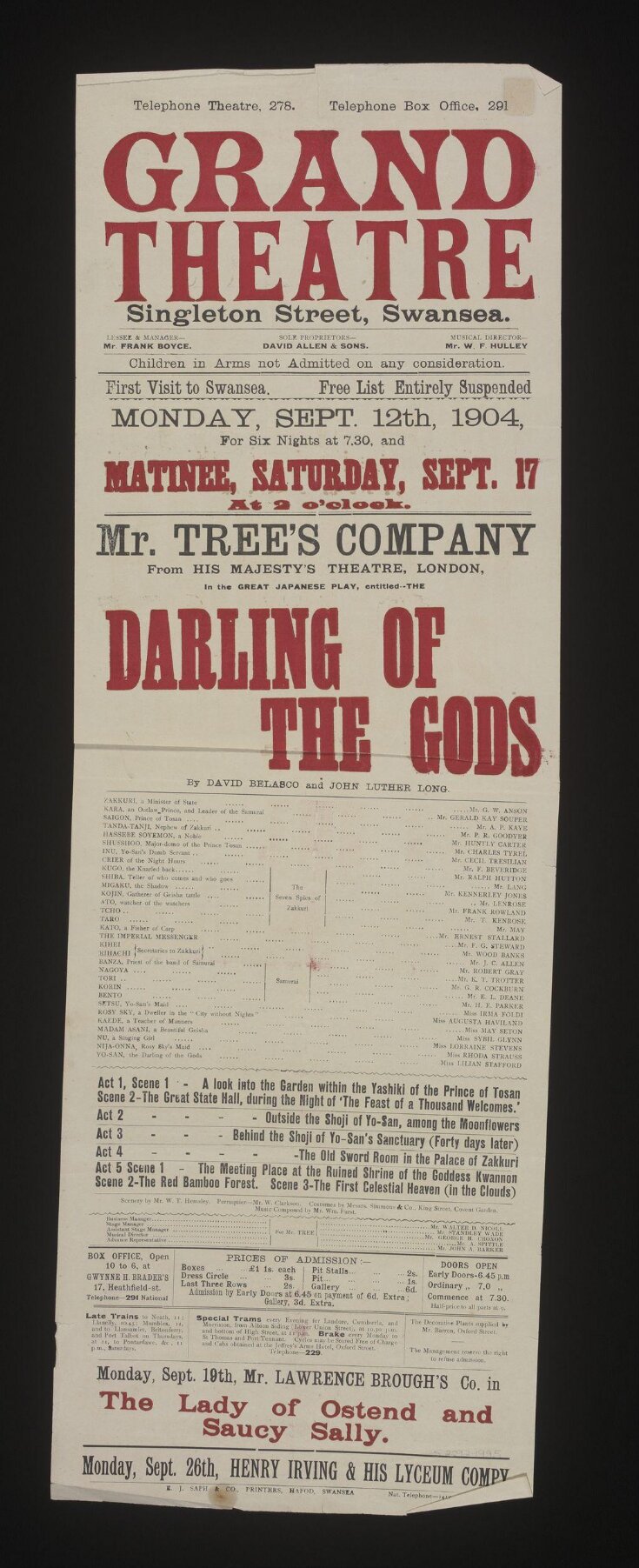 The Darling of the Gods poster top image
