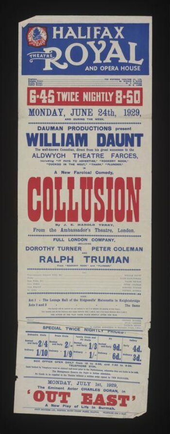 Theatre Royal and Opera House poster