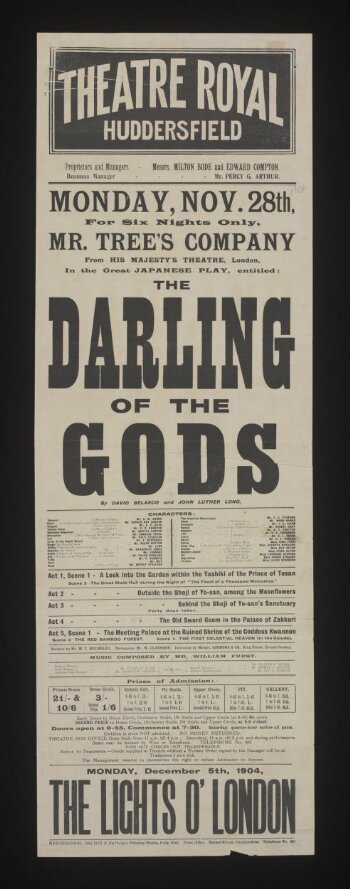 The Darling of the Gods poster