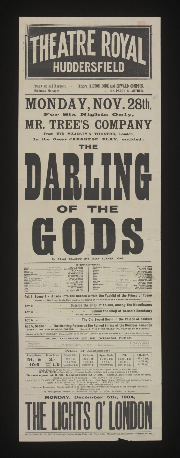 The Darling of the Gods poster top image