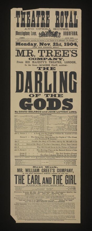 The Darling of the Gods poster