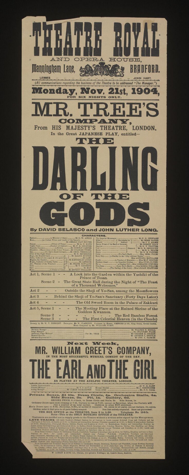 The Darling of the Gods poster top image