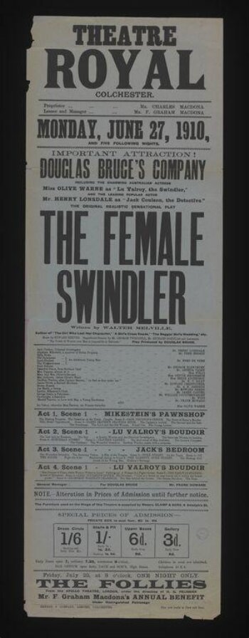 The Female Swindler poster