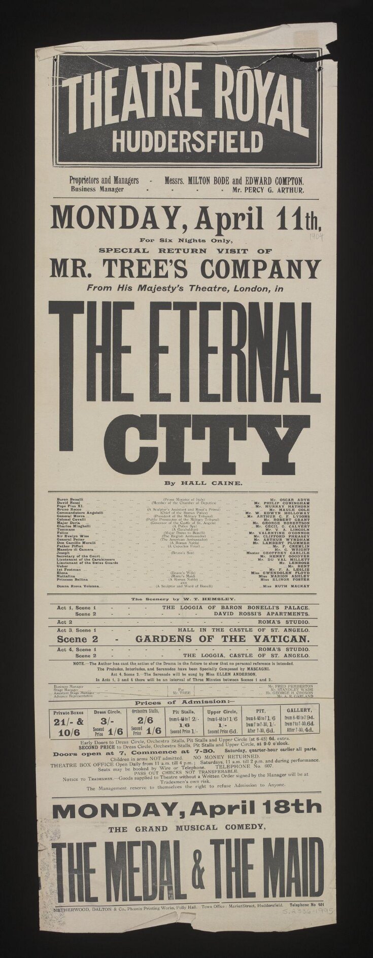 The Eternal City poster image