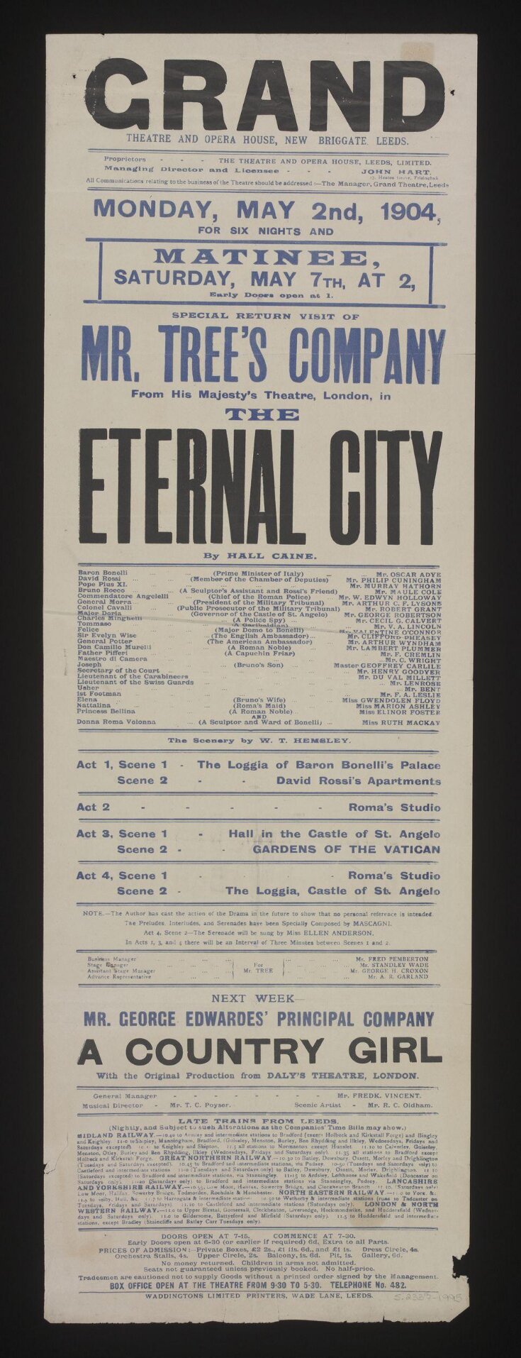 The Eternal City poster image
