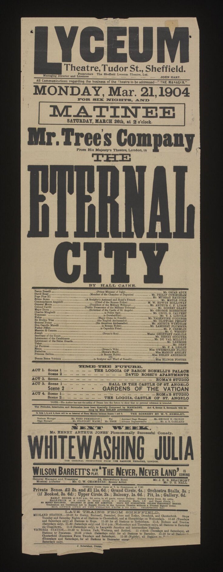 The Eternal City poster image