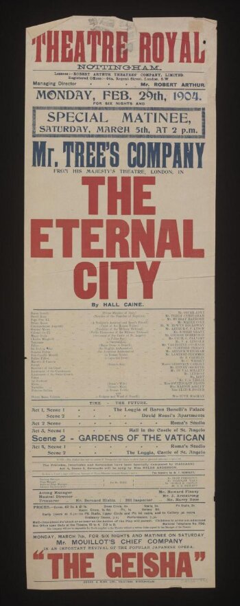 The Eternal City poster