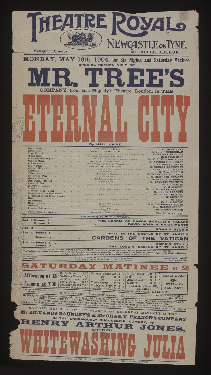 The Eternal City poster image