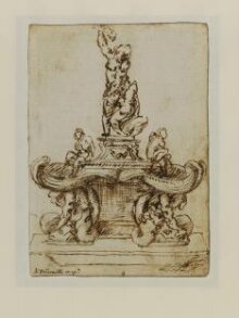 Record drawings of Giambologna's terracotta model for the Fountain of Neptune. thumbnail 1