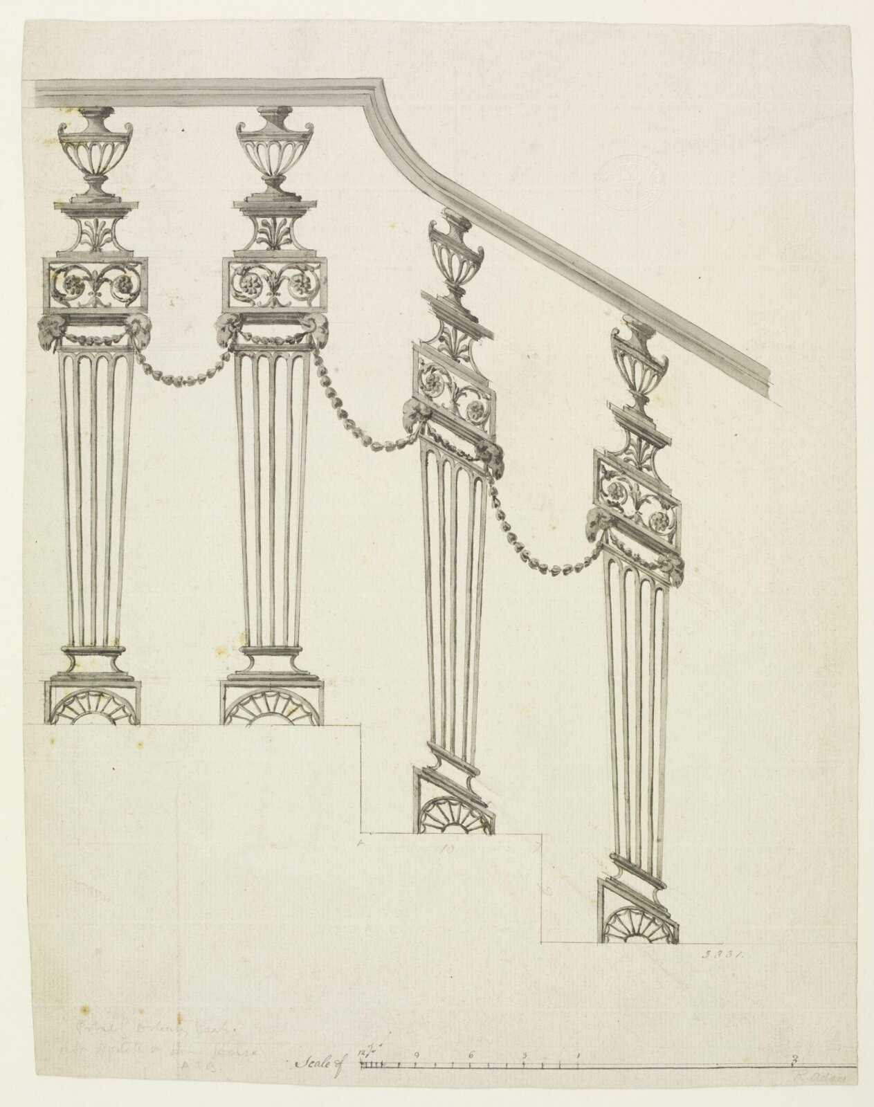 Drawing, R.J. Adam