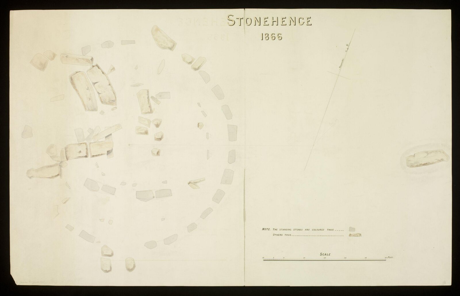 Drawing, James Fergusson, 1866