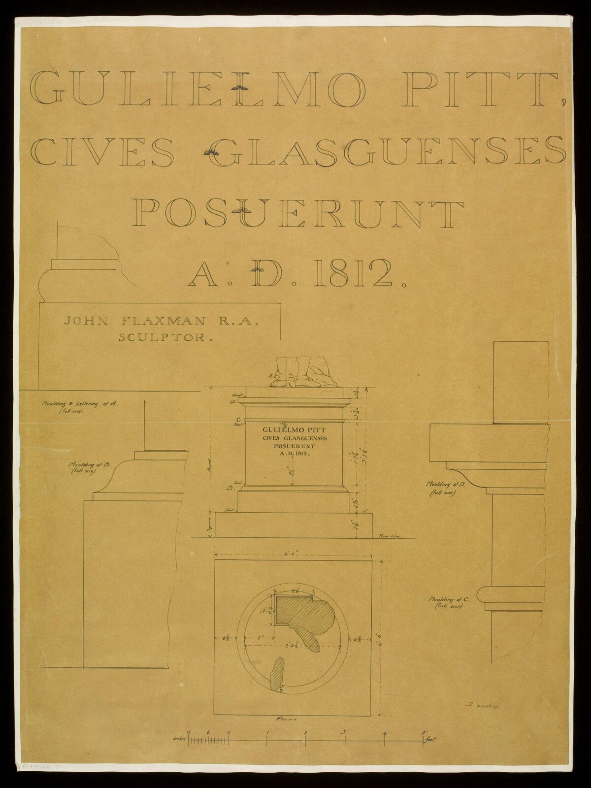 Drawing, John Flaxman, c. 1812
