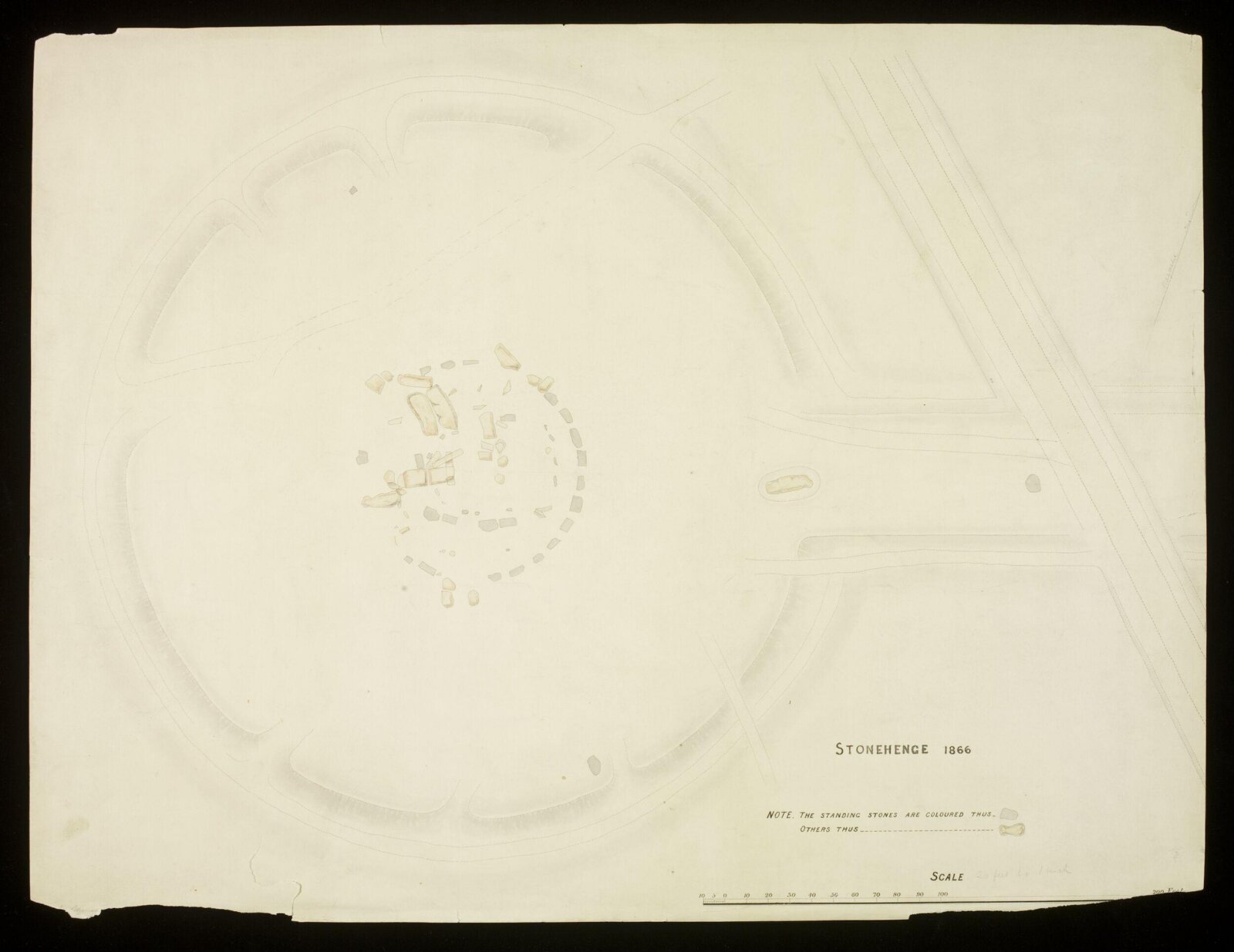 Drawing, James Fergusson, 1866