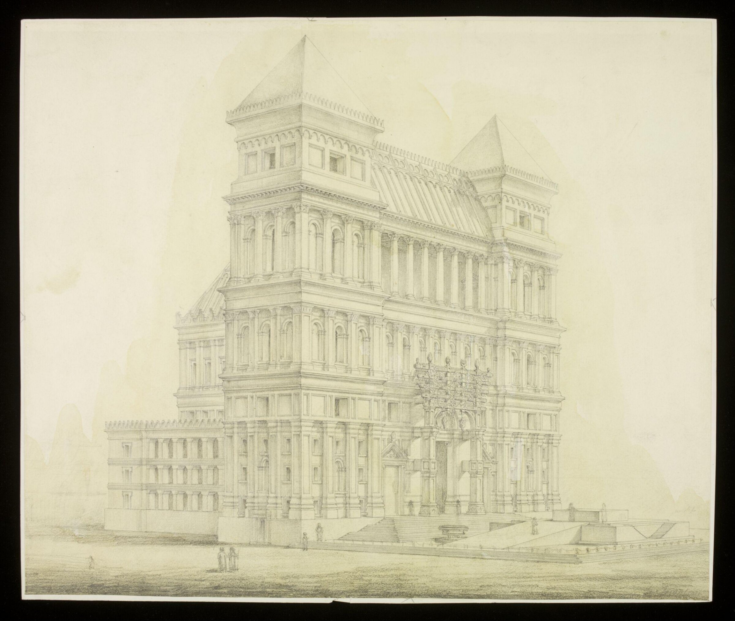 Drawing, James Fergusson FRS
