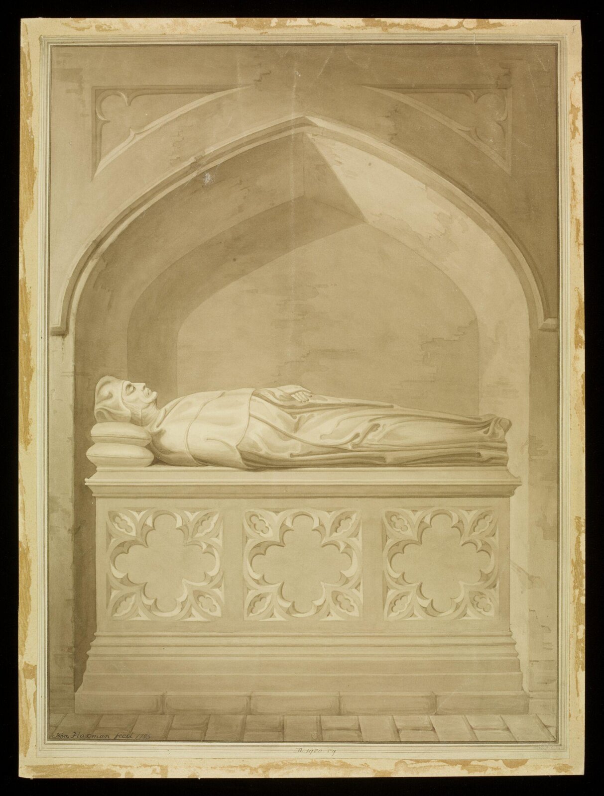 Drawing, John Flaxman, 1795