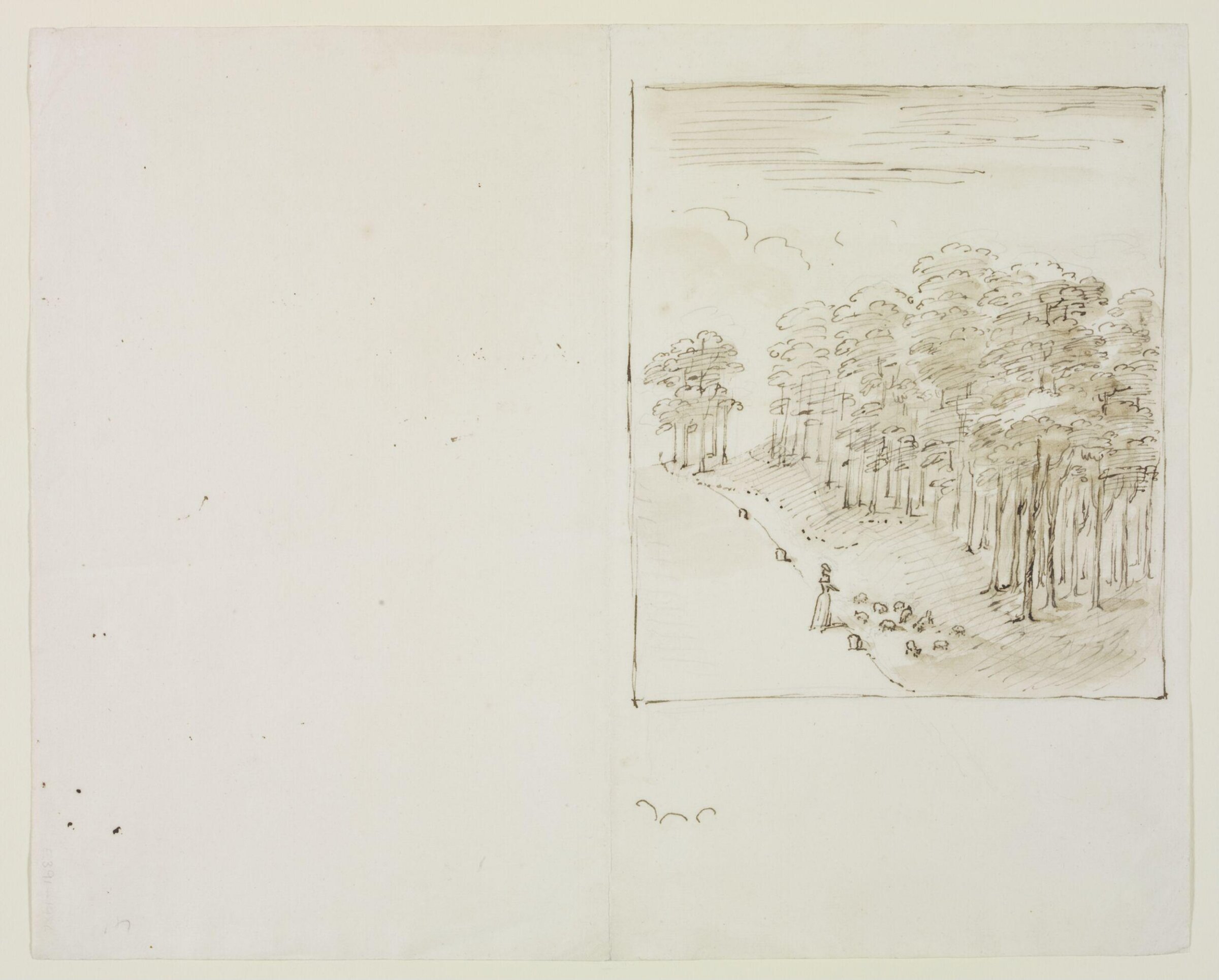 Drawing, William Kent, ca 1730-1735