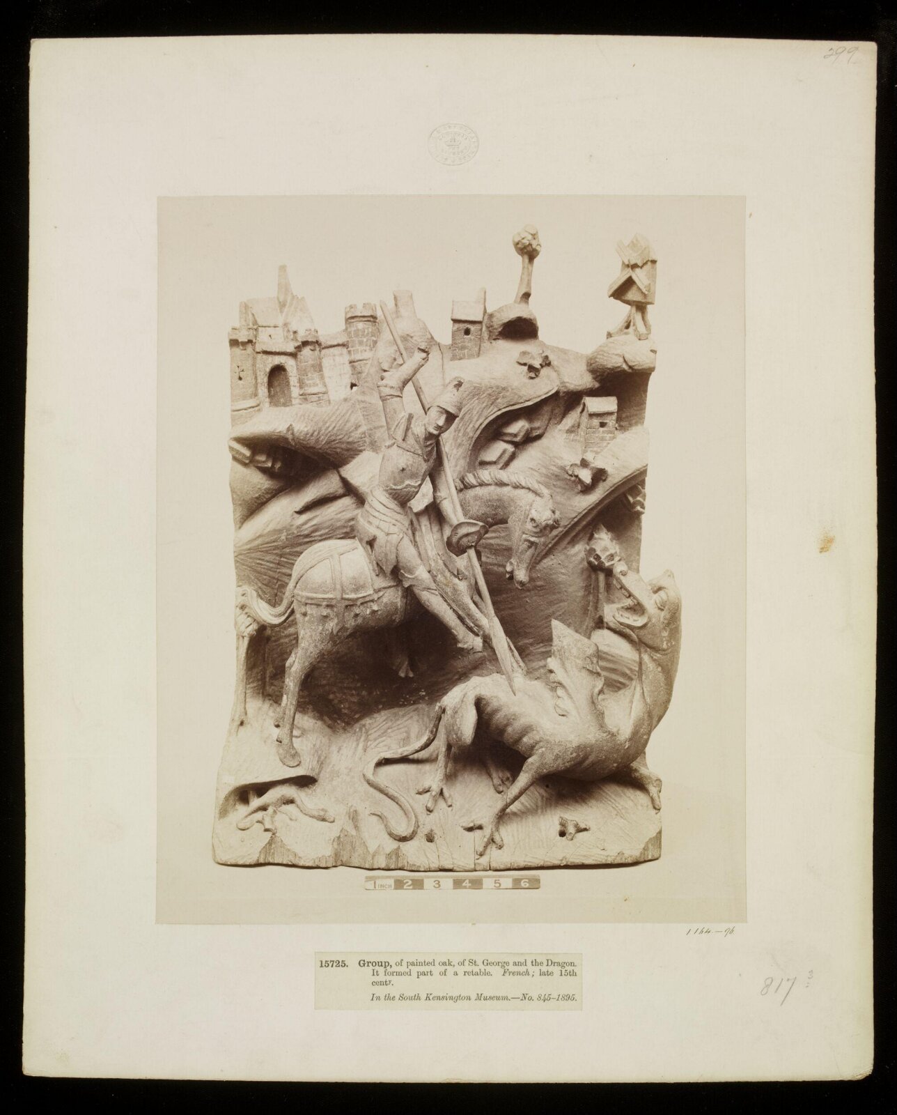 St George and the Dragon, late 15th century