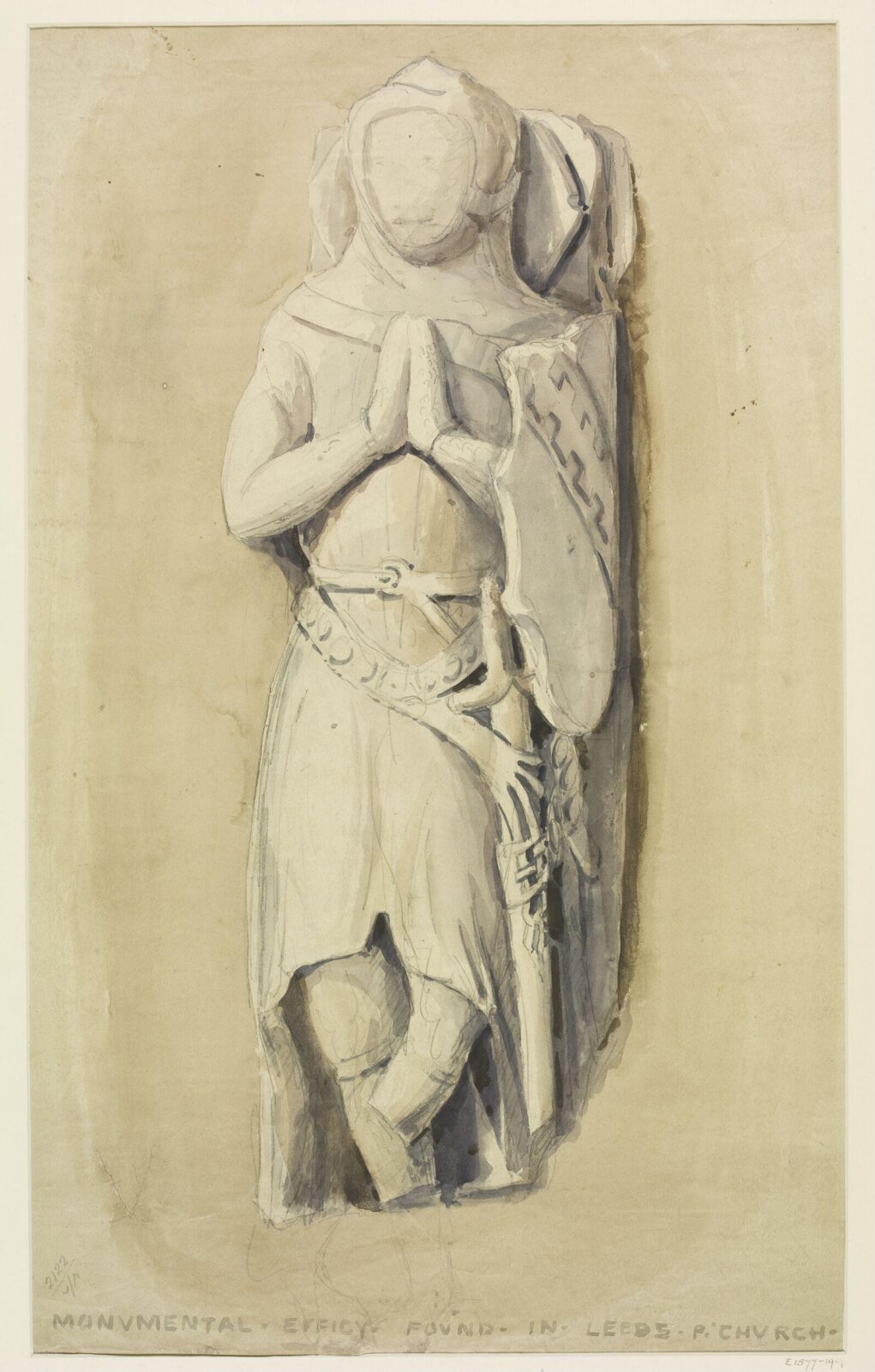 Watercolour drawing, David Thomas Powell, 1800-25