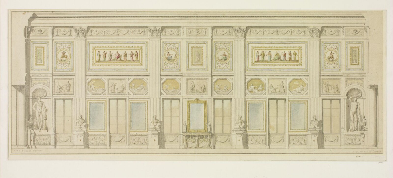Drawing, Francesco Panini, c. 1765-1812