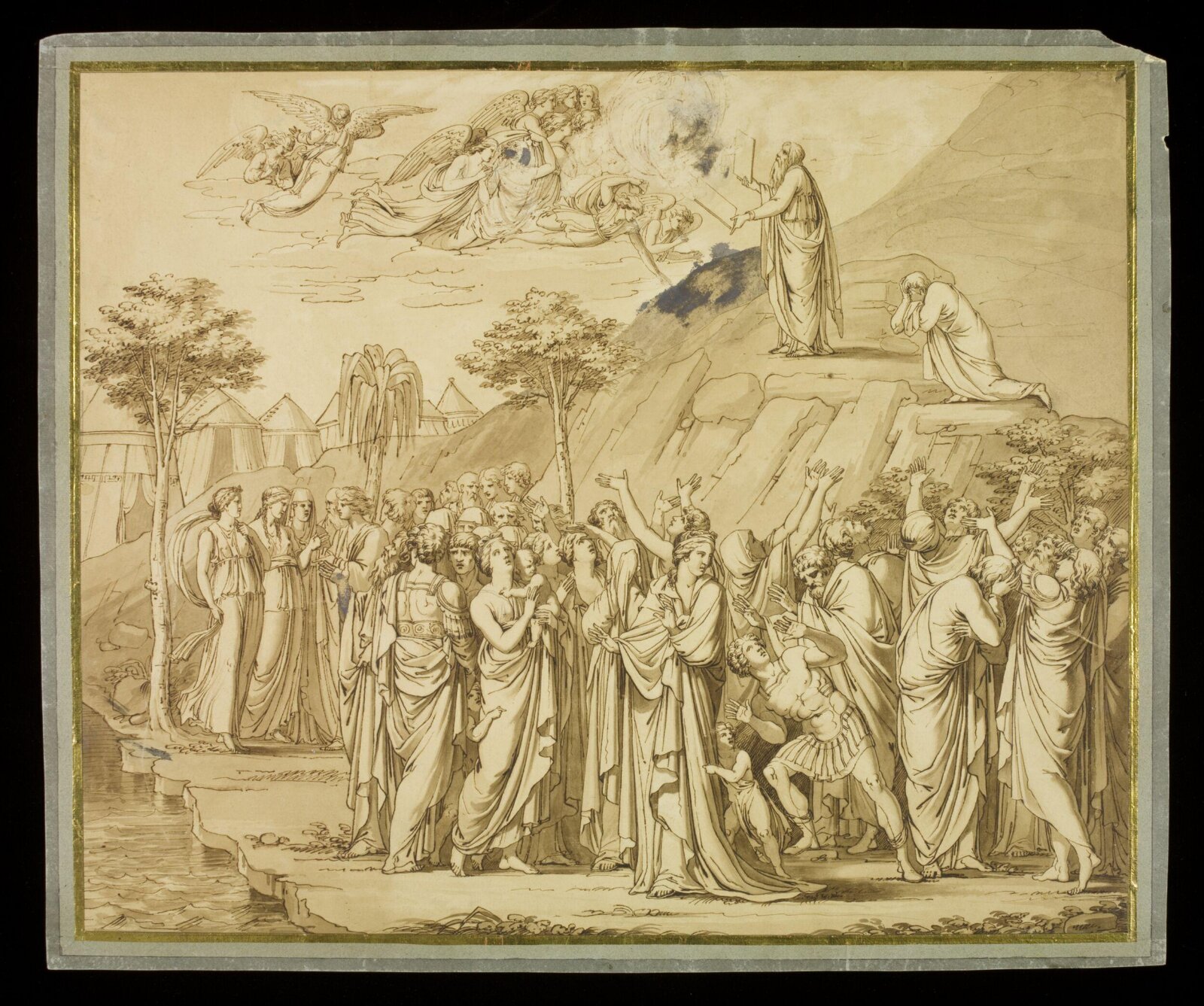 Drawing, after Lorenzo Ghiberti, c. 17th century