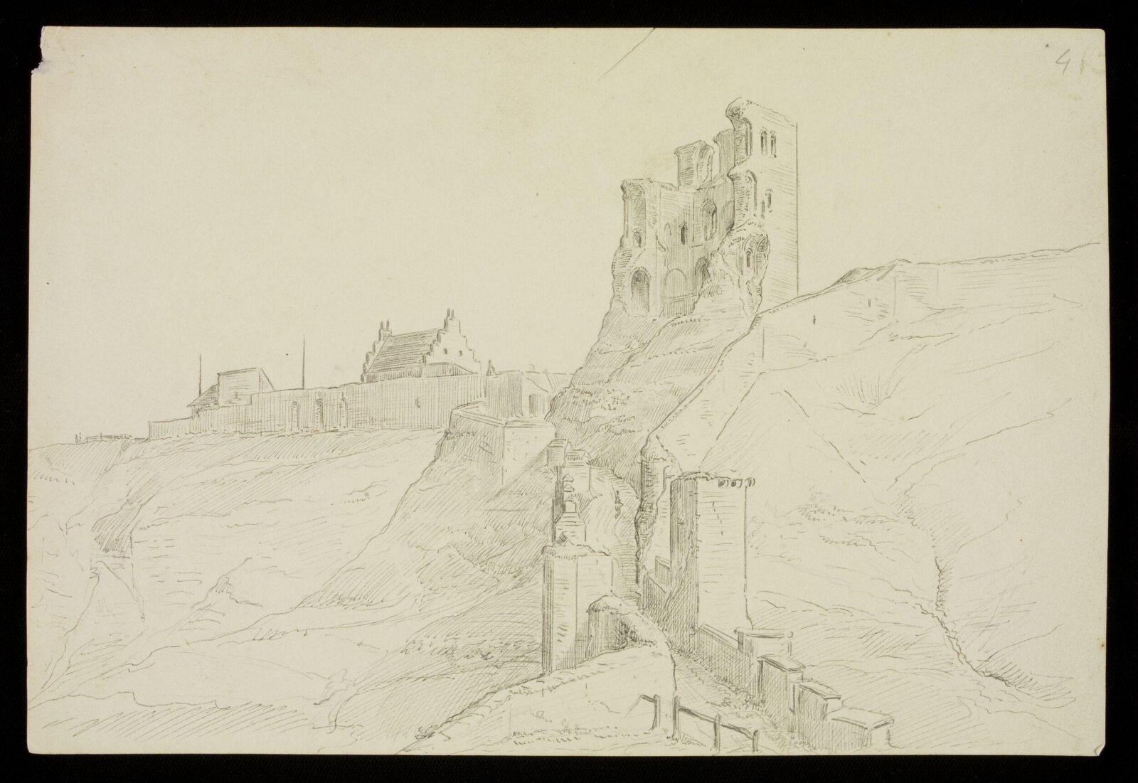 Drawing, A.W.N. Pugin, mid 19th century