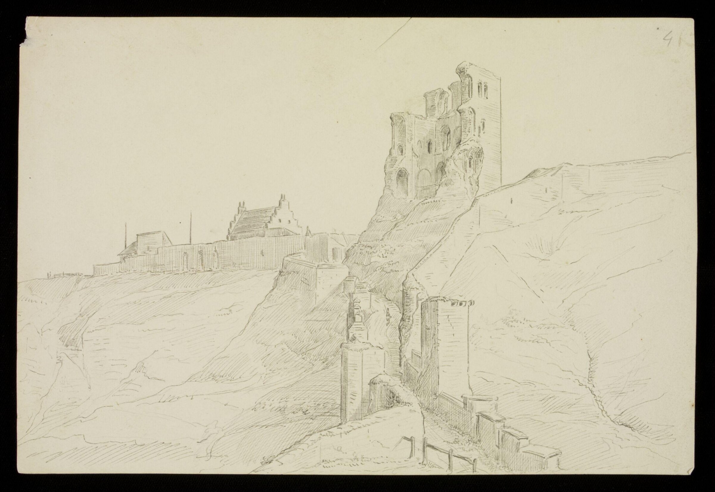 Drawing, A.W.N. Pugin, mid 19th century
