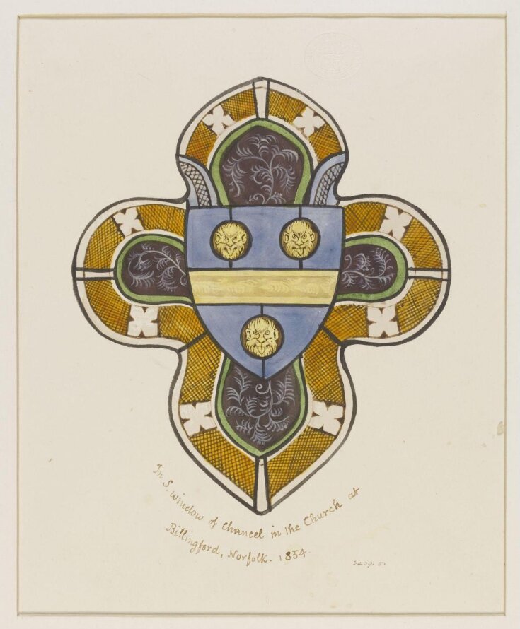 Record Drawing of Stained Glass top image