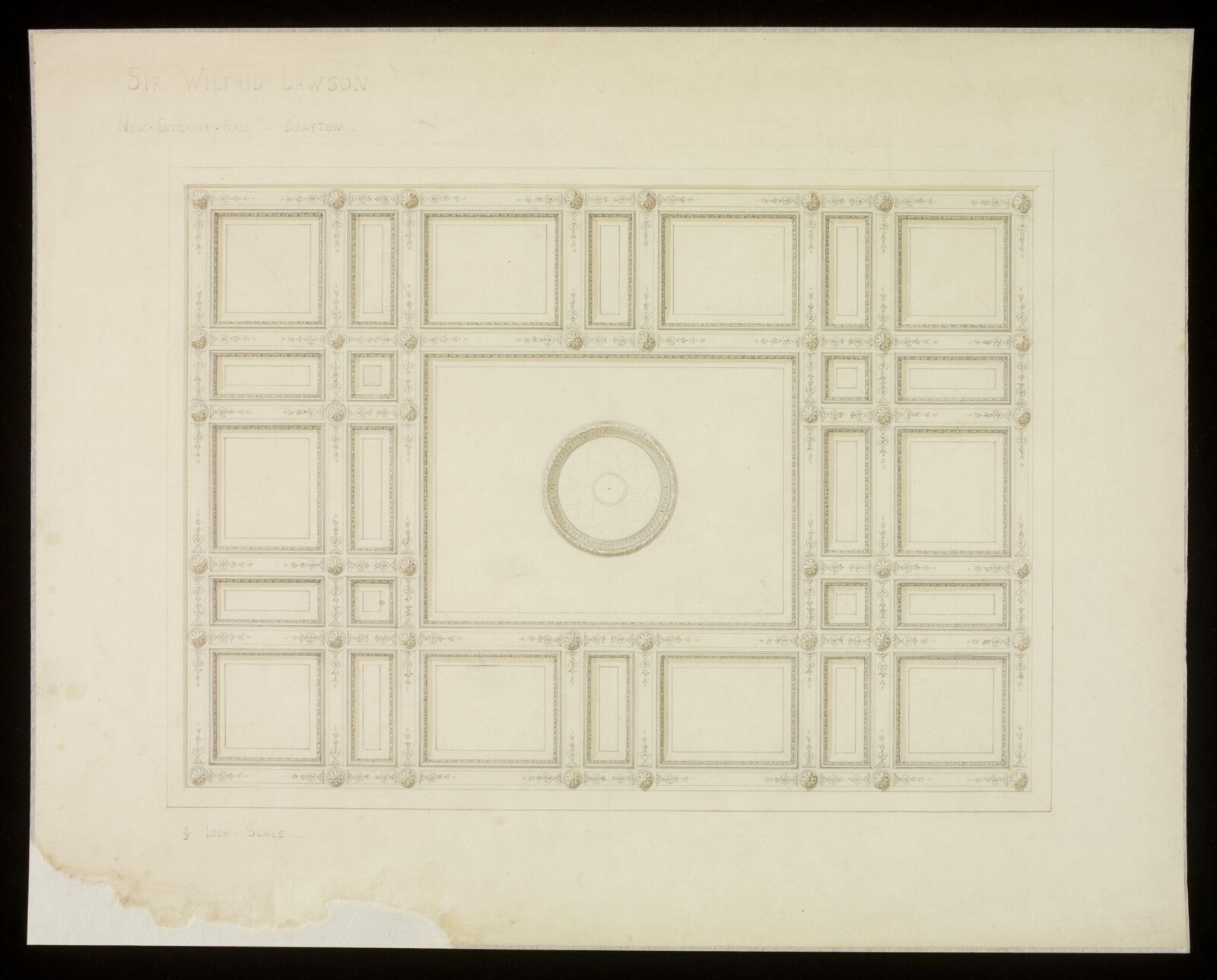 Drawing, John Gregory Crace, 1850-1880