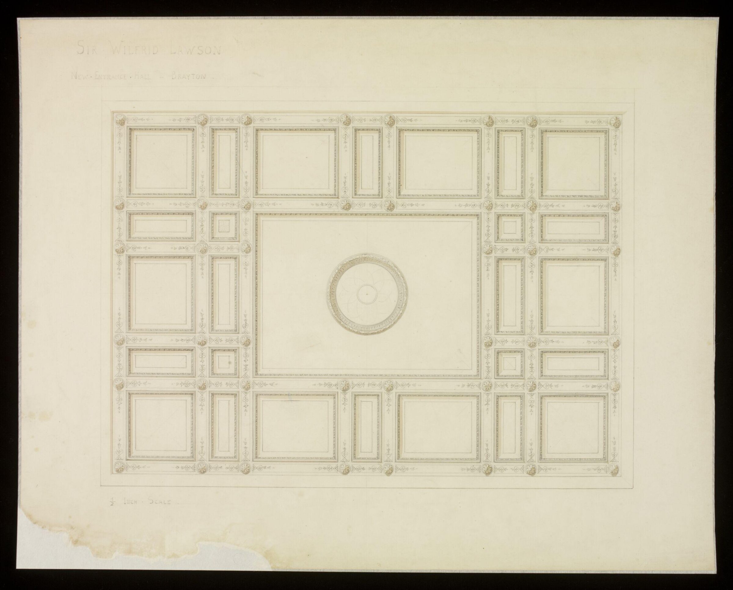 Drawing, John Gregory Crace, 1850-1880
