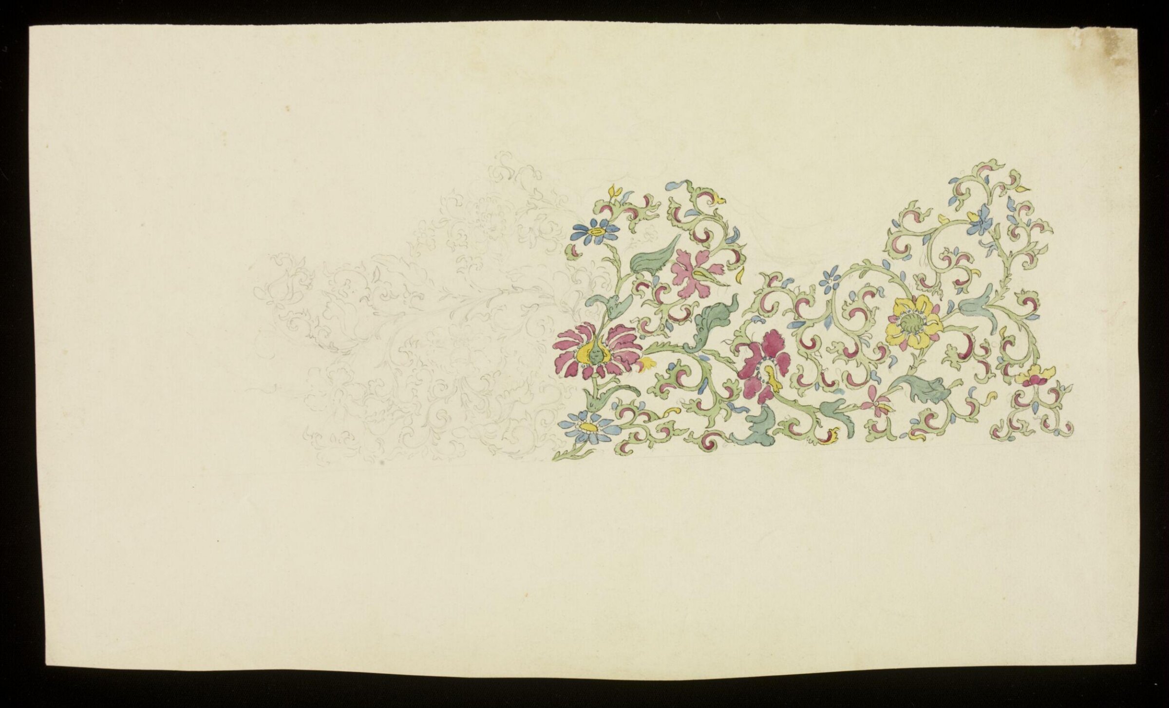 Drawing, Frederick Crace, circa 1820