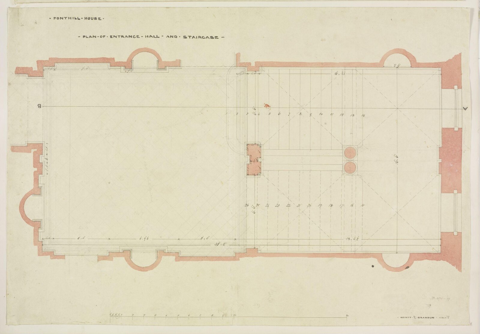 Drawing, Brandon, 1849