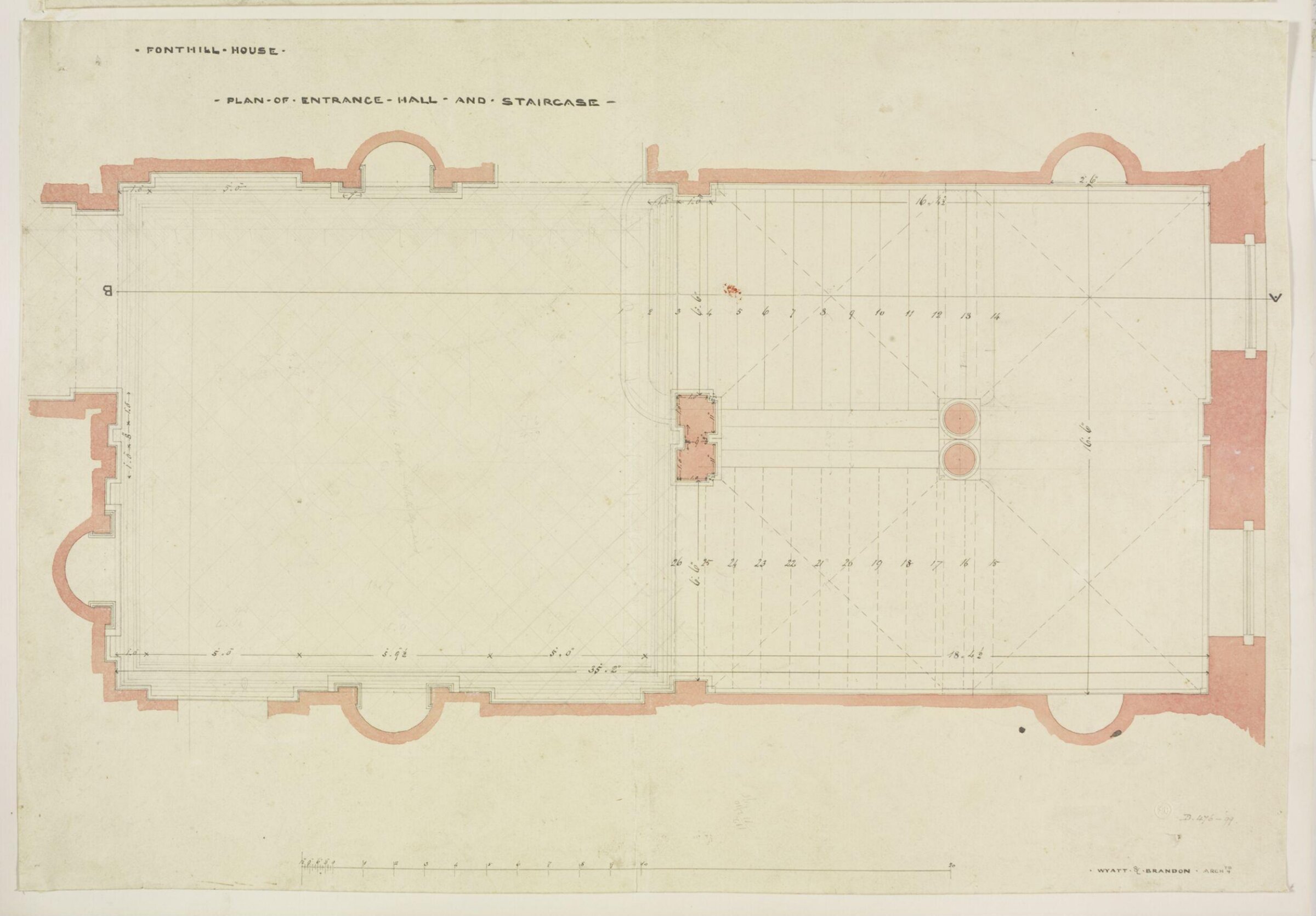 Drawing, Brandon, 1849