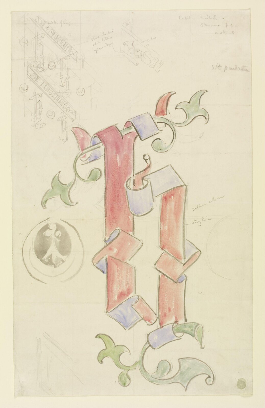 Drawing, A.W.N. Pugin, ca. 1846-1848