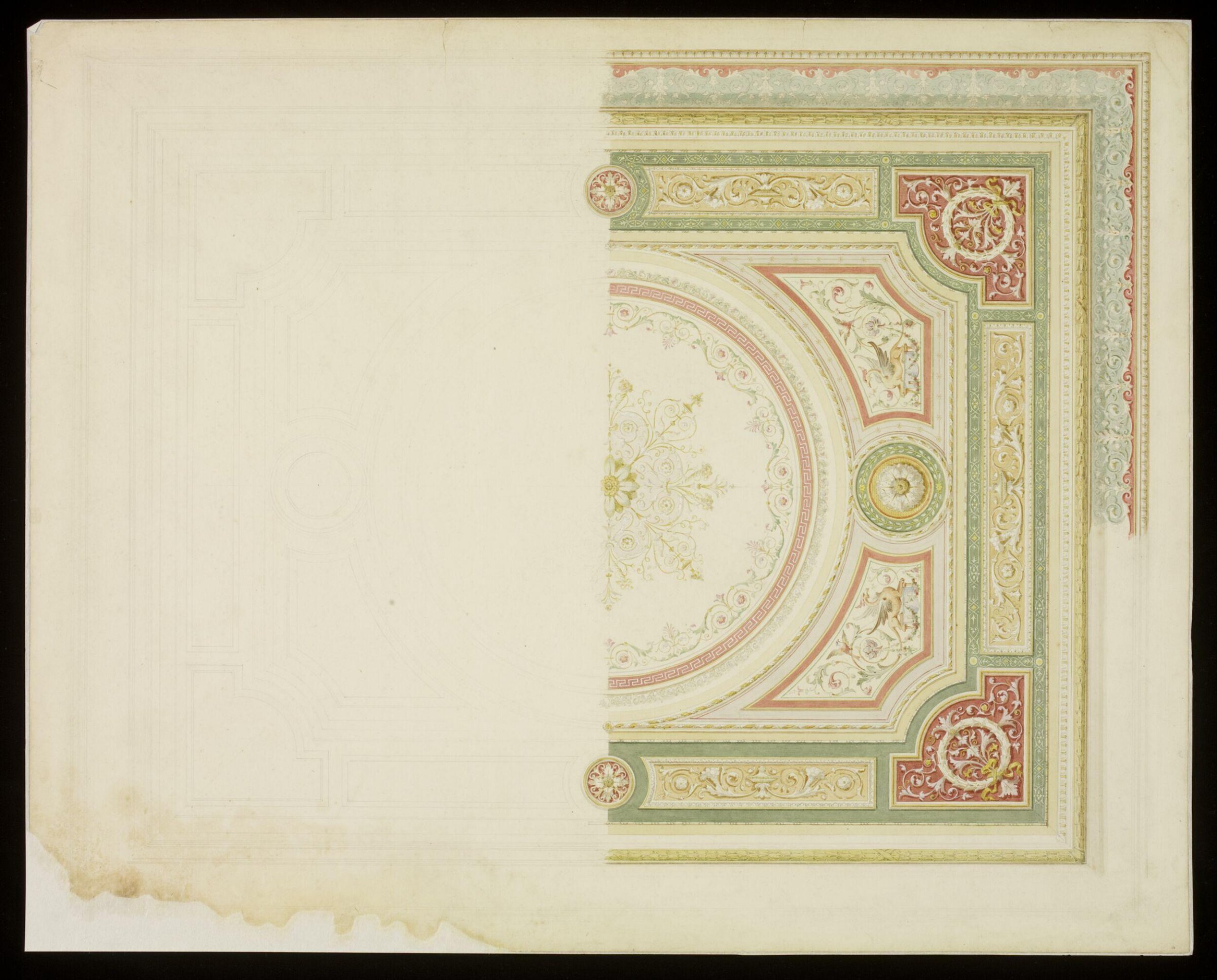 Drawing, John Gregory Crace, 1850-1880