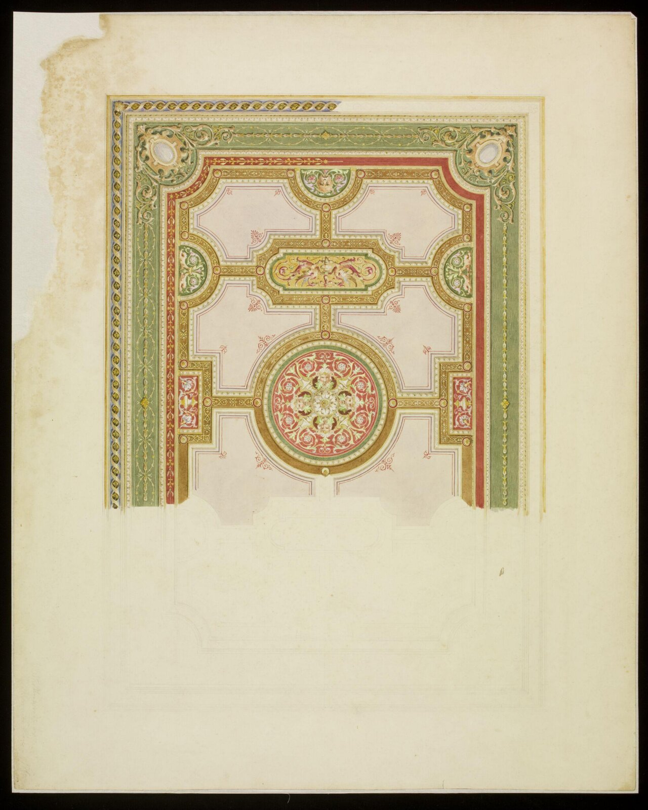 Drawing, John Gregory Crace, 1862