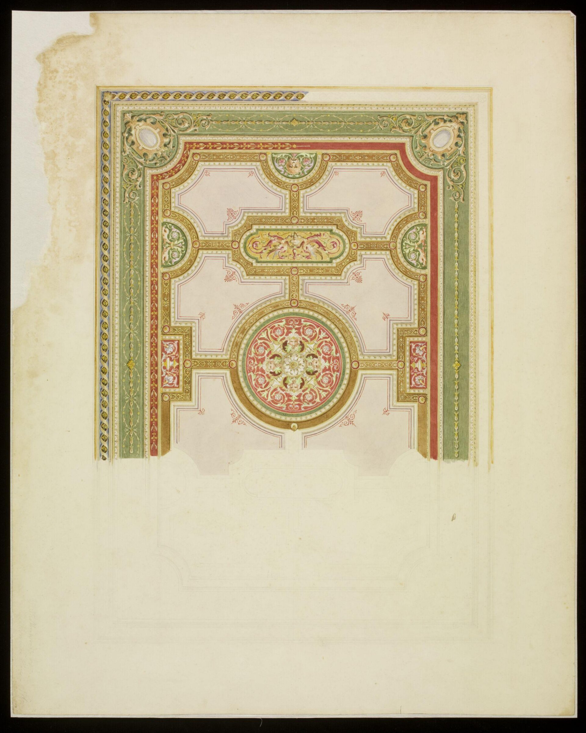 Drawing, John Gregory Crace, 1862