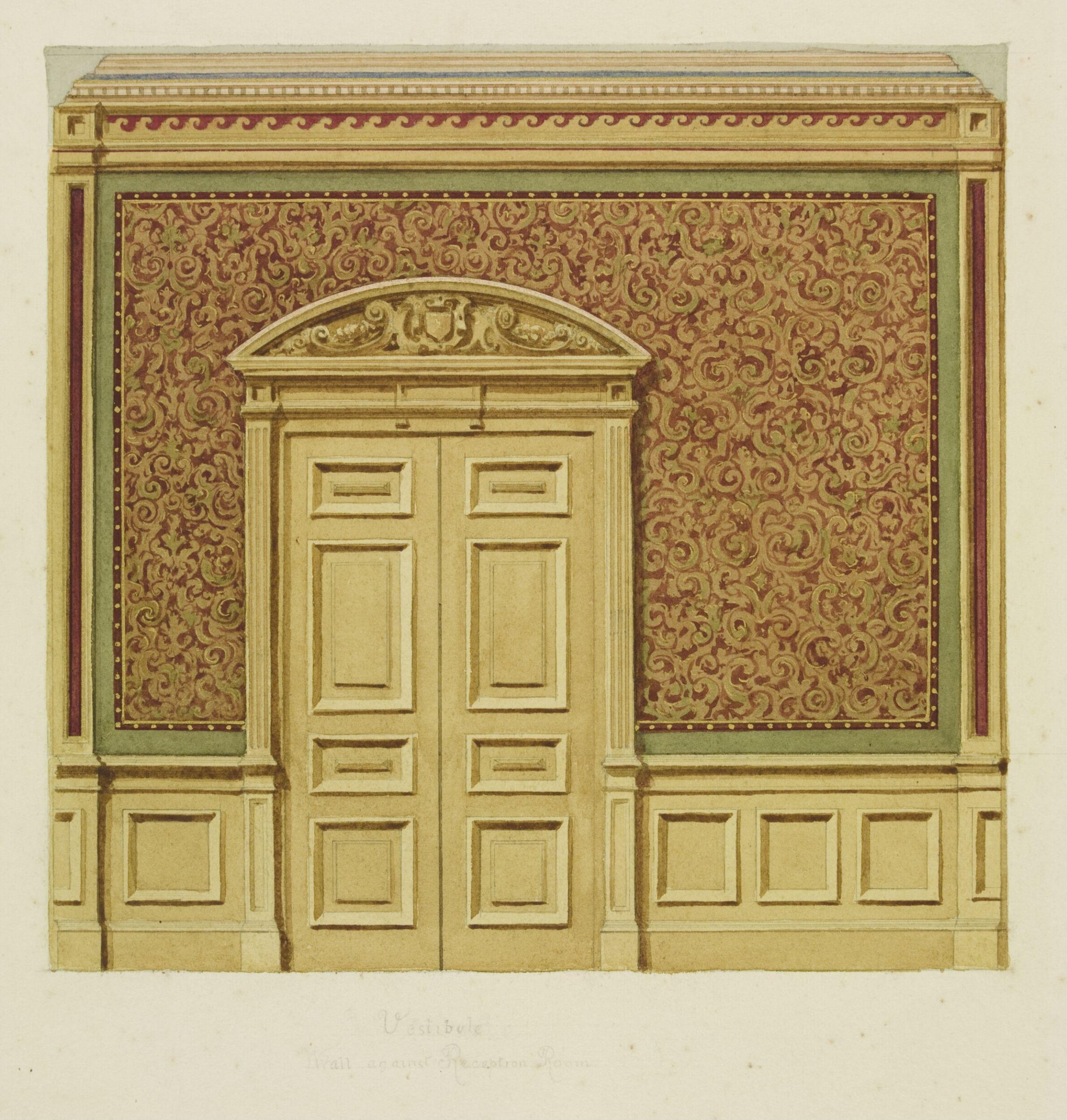 Drawing, John Gregory Crace, circa 1878