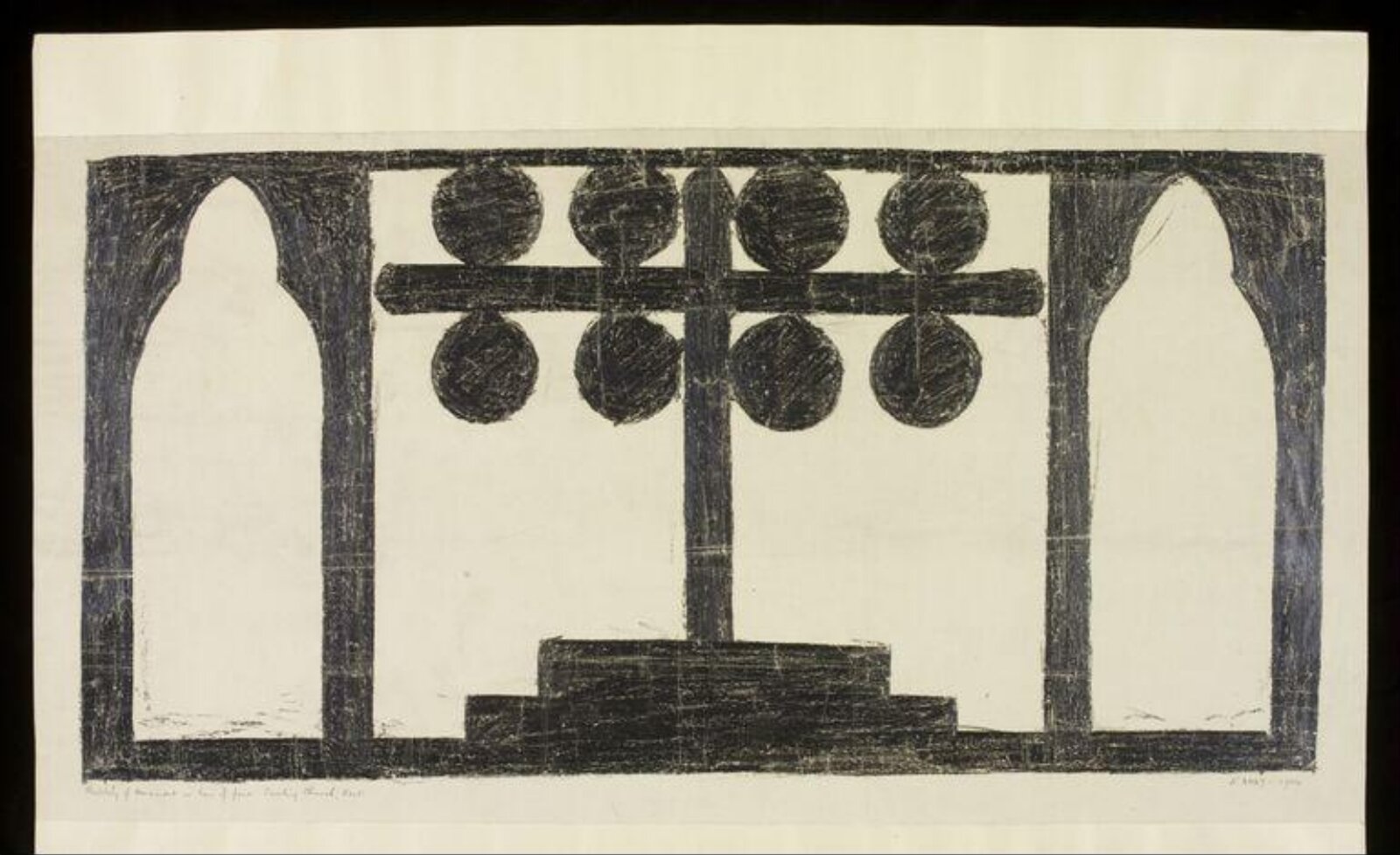 Sculptured ornament, pre 1934