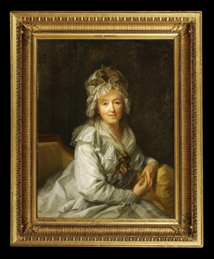 Portrait of a Lady in a White Cap top image