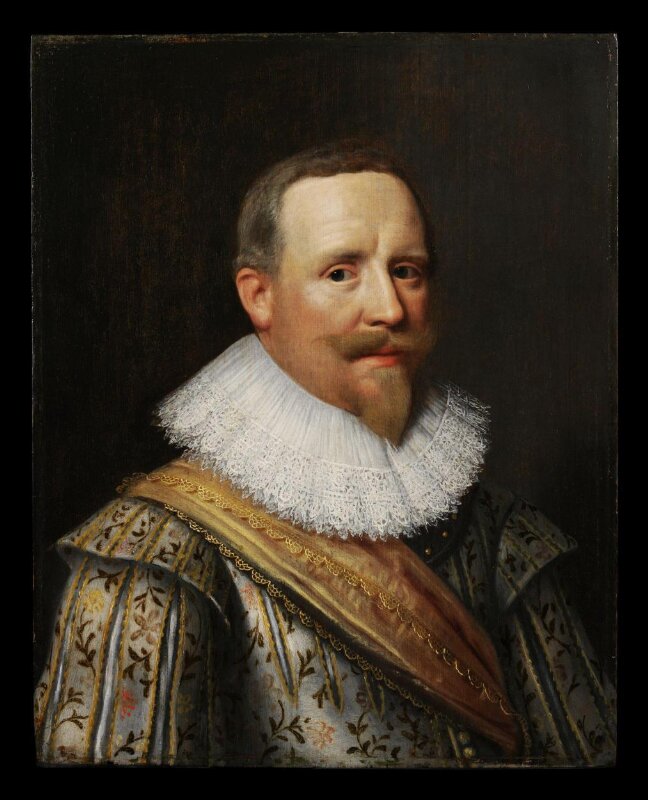 A Man wearing a ruff