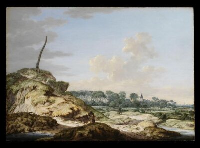 A View of the Island of Walcheren, with the castle of Westhoven — Johannes Goedaert