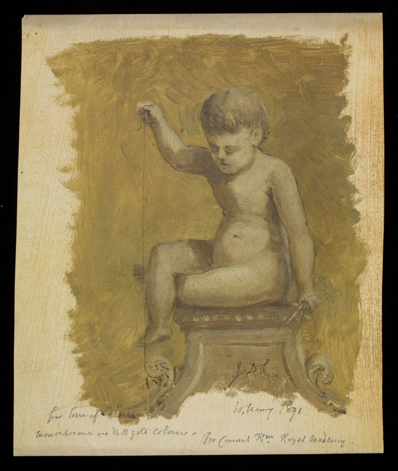 Drawing, John Dibblee Crace, 30 May 1891