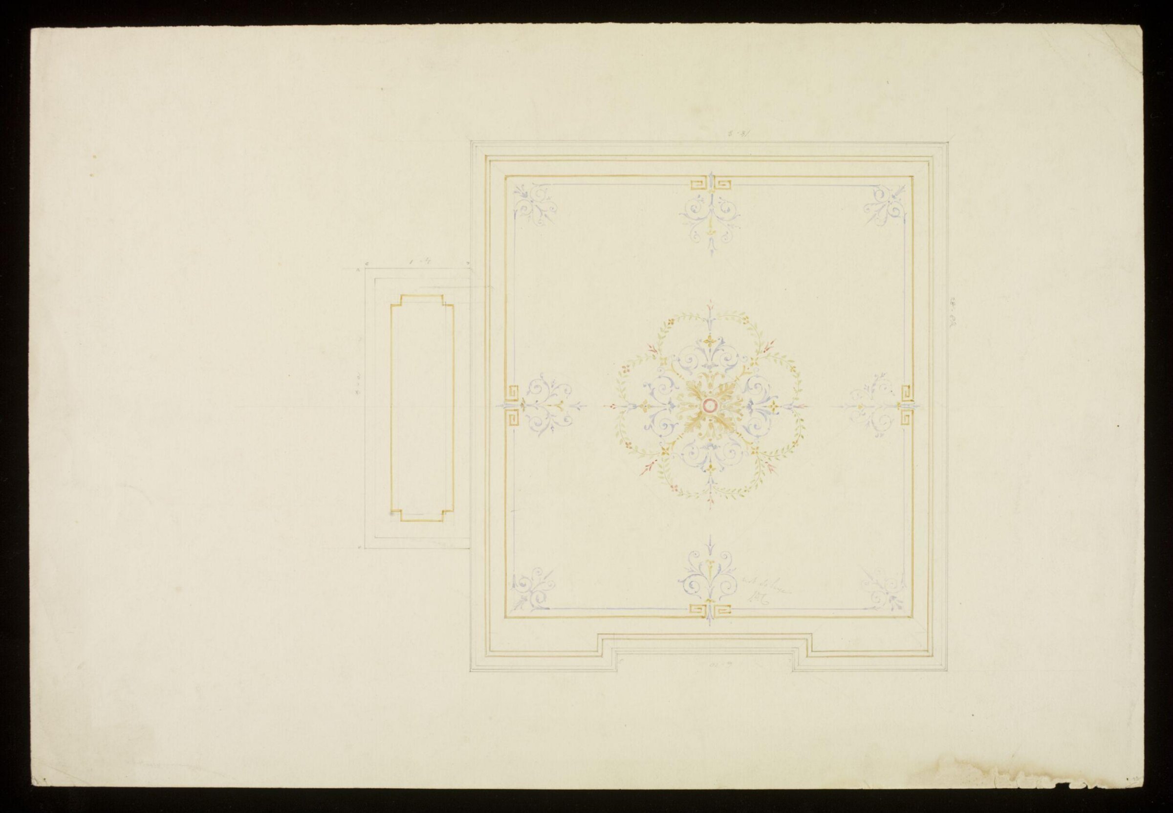 Drawing, John Gregory Crace, circa 1850