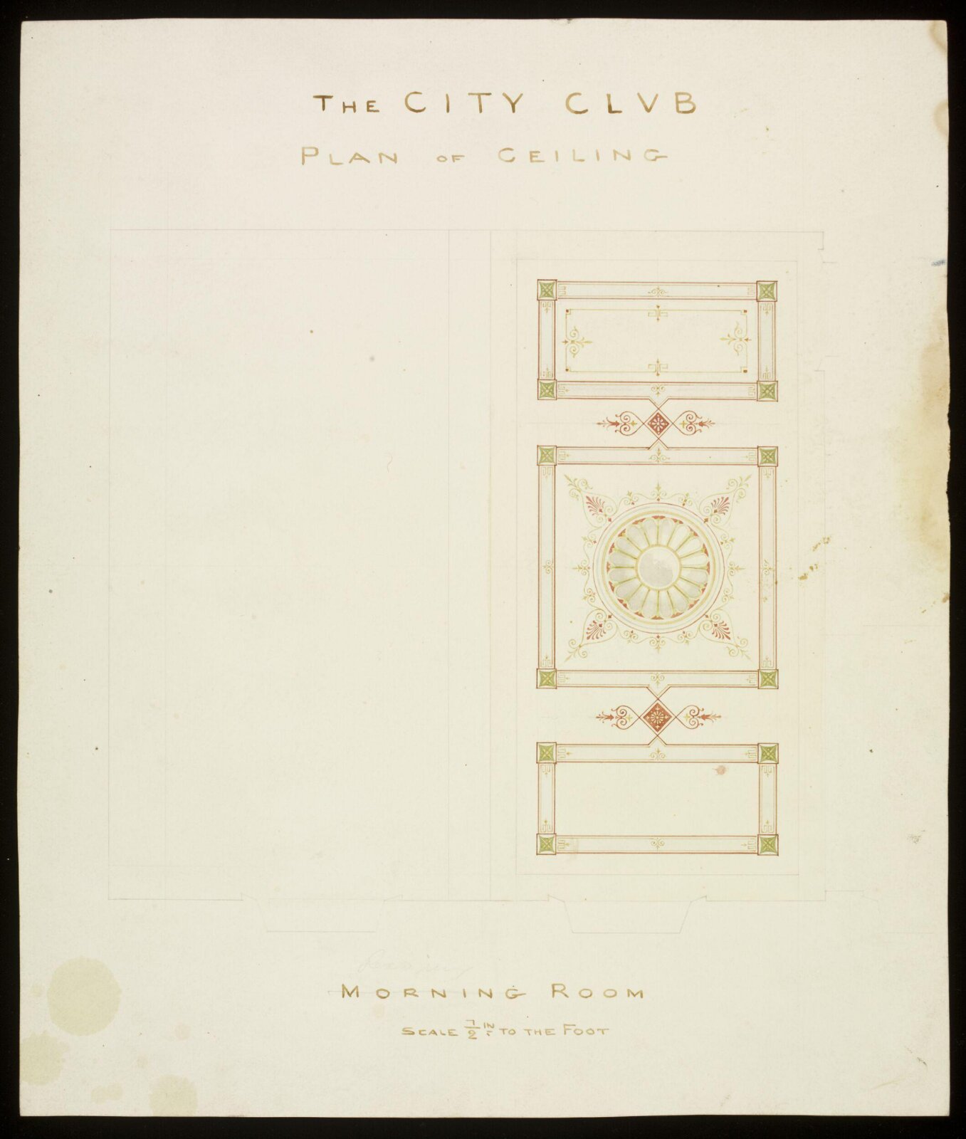 Drawing, John Gregory Crace, 1870-1880