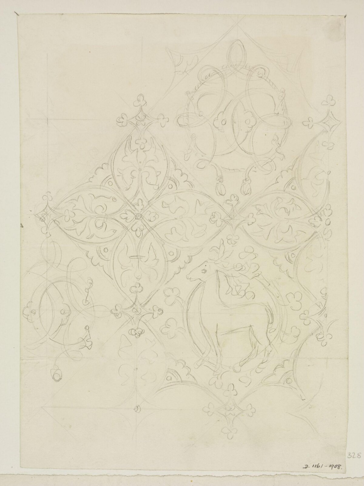 Drawing, A.W.N. Pugin, 1849 to 1850