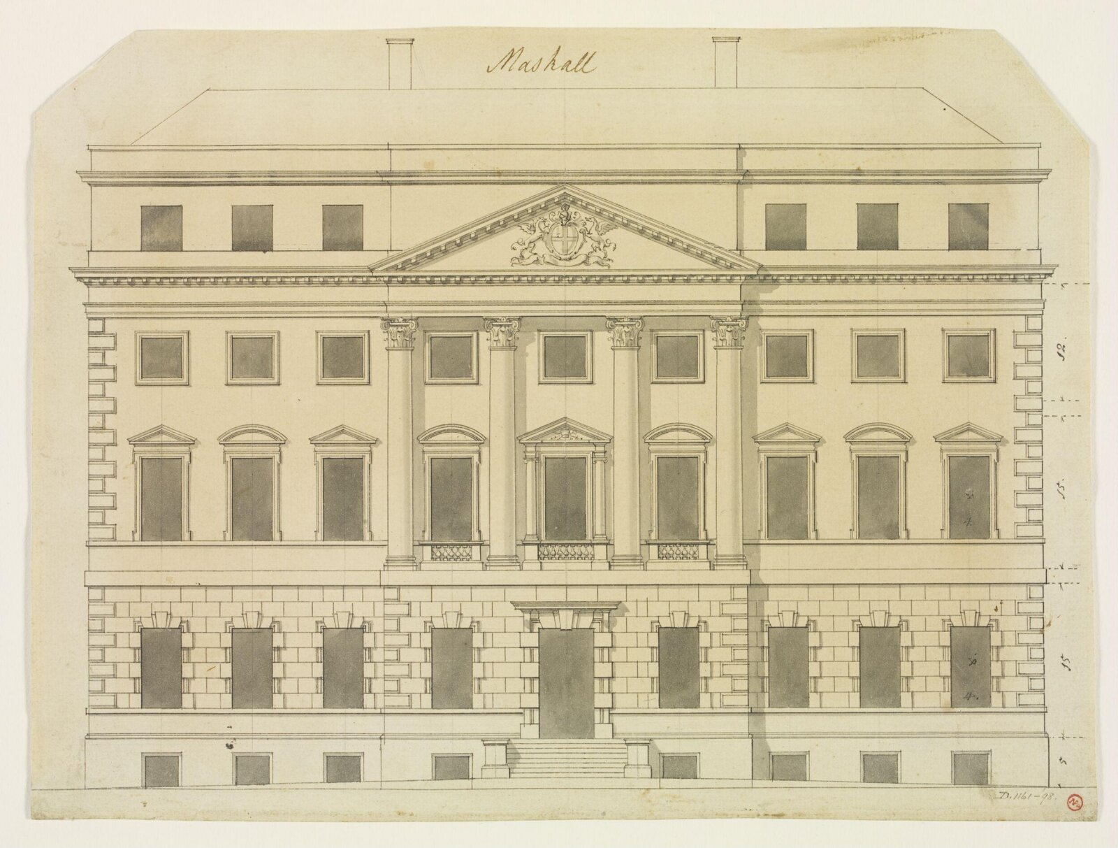 Drawing, Nicholas Maskall, 18th century - 19th century