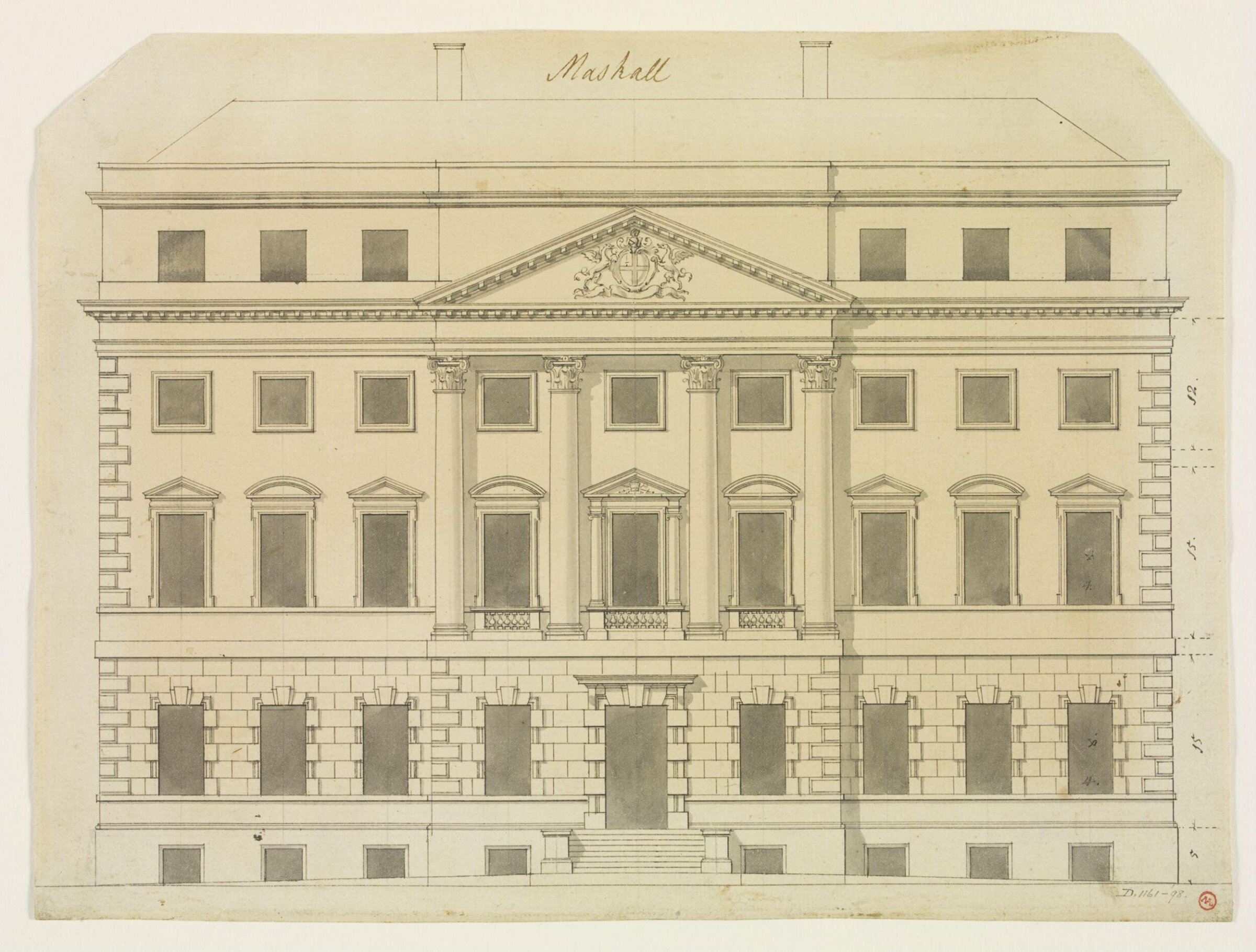 Drawing, Nicholas Maskall, 18th century - 19th century