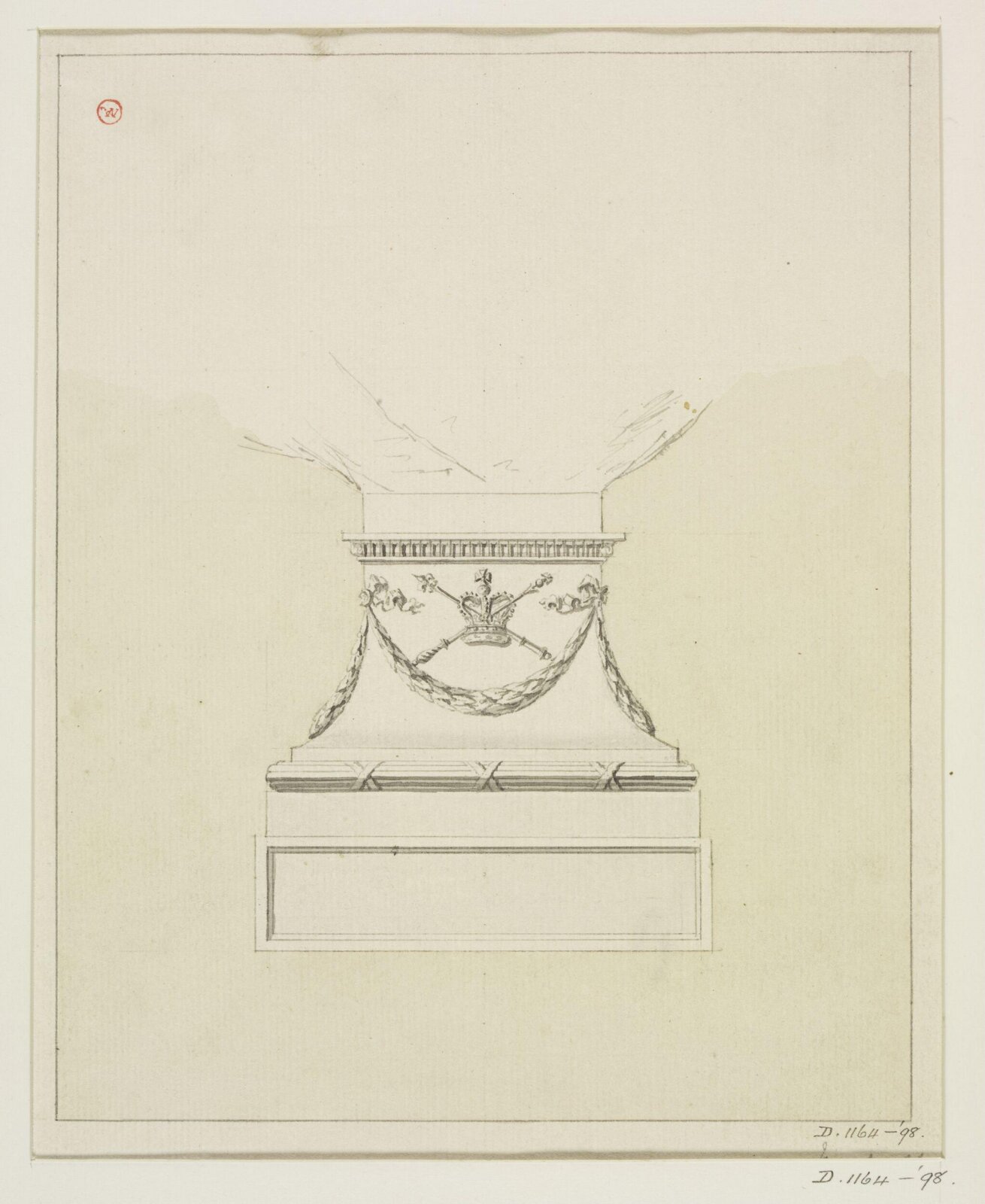 Drawing, Nicholas Maskall, 18th century - 19th century